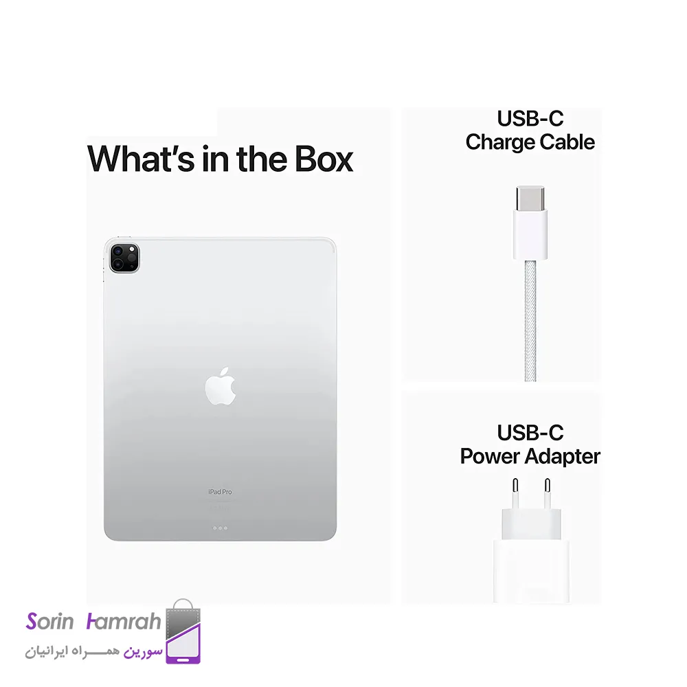 تبلت اپل مدل iPad Pro 12.9 m2 (2022, 12.9") WiFi ظرفیت 512/8 گیگابایت