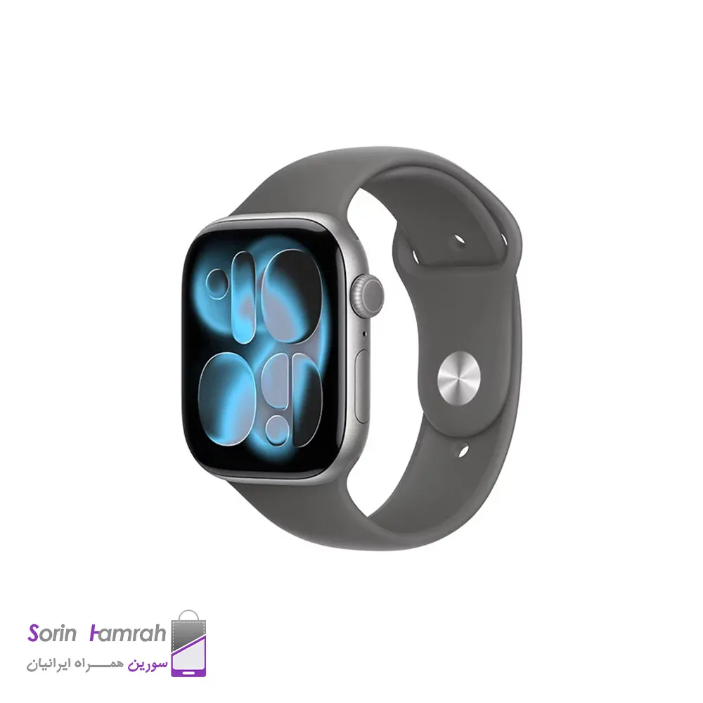 اپل واچ سری 11 مدل 46mm بدنه آلومینیوم با بند سیلیکونی