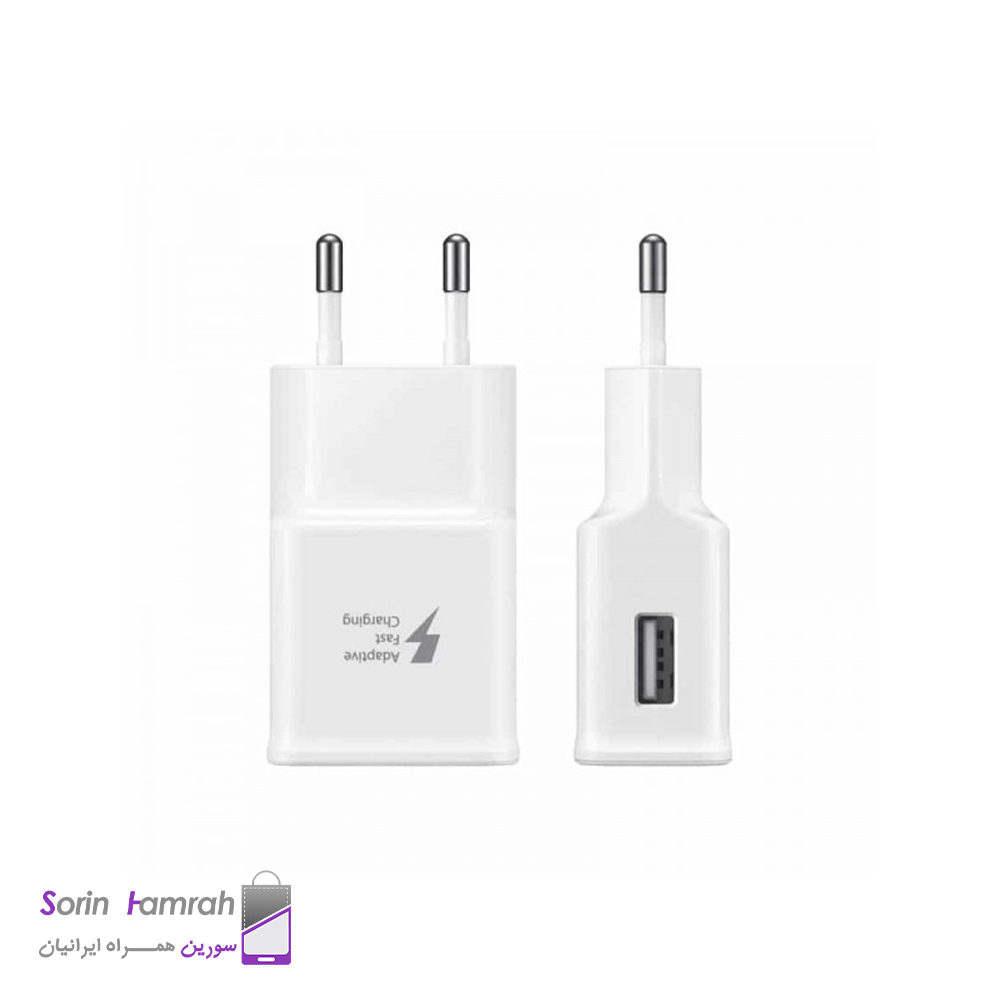 اداپتور شارژر سامسونگ مدل EP-TA20EWE به همراه کابل تبدیل USB-C