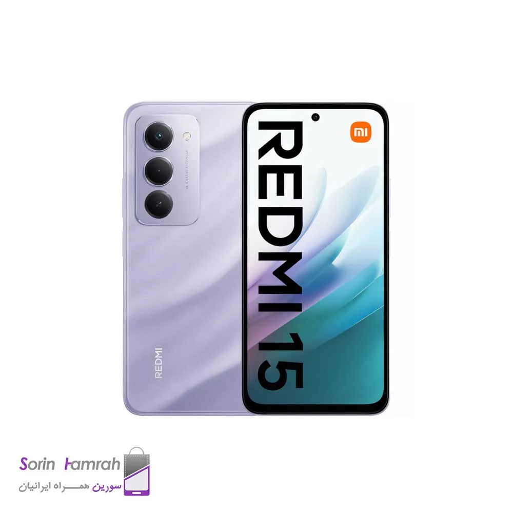 گوشی موبایل شیائومی مدل Xiaomi Redmi 15 4G دو سیم کارت ظرفیت 256 گیگابایت رم 8 گیگابایت