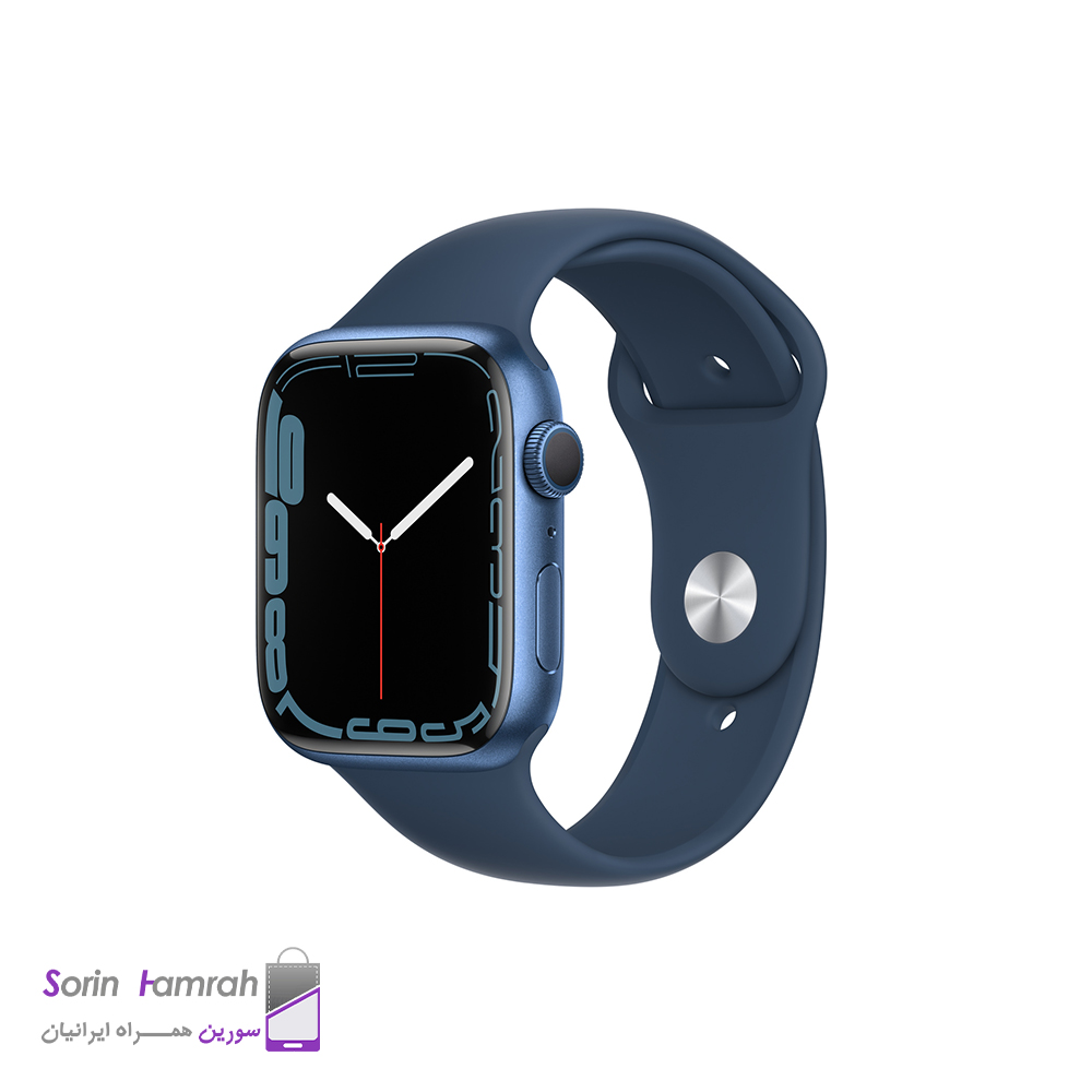 اپل واچ سری 7 مدل 41mm بدنه آلومینیوم با بند سیلیکونی