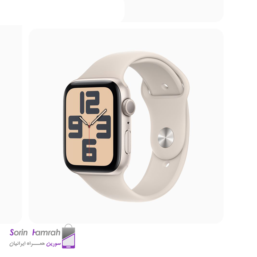اپل واچ SE 9 مدل 40mm بدنه آلومینیوم با بند سیلیکونی